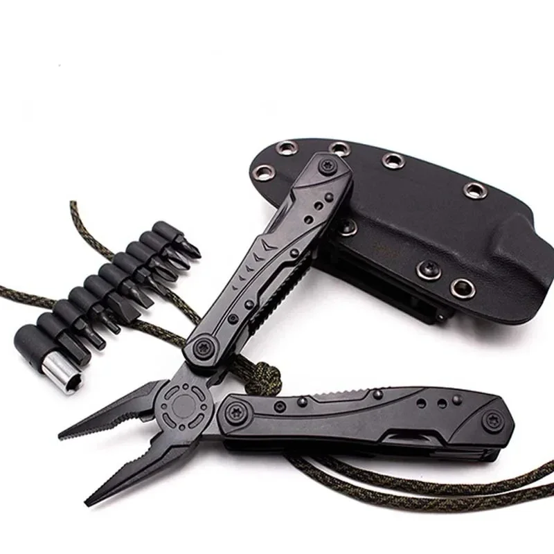 30 in 1 Camping Multitool Multi Plier Folding Plier Wire Stripper Outdoor Pocket Mini Portable New Arrival Hand Tools Knife