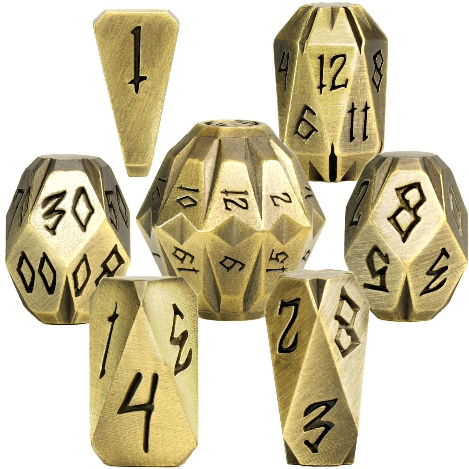 

Dice DND Metal Dice Set, Stonehenge RPG Dice for Dungeons and Dragon, RPG Role Playing Game Cool & Mystical Dice Accessories