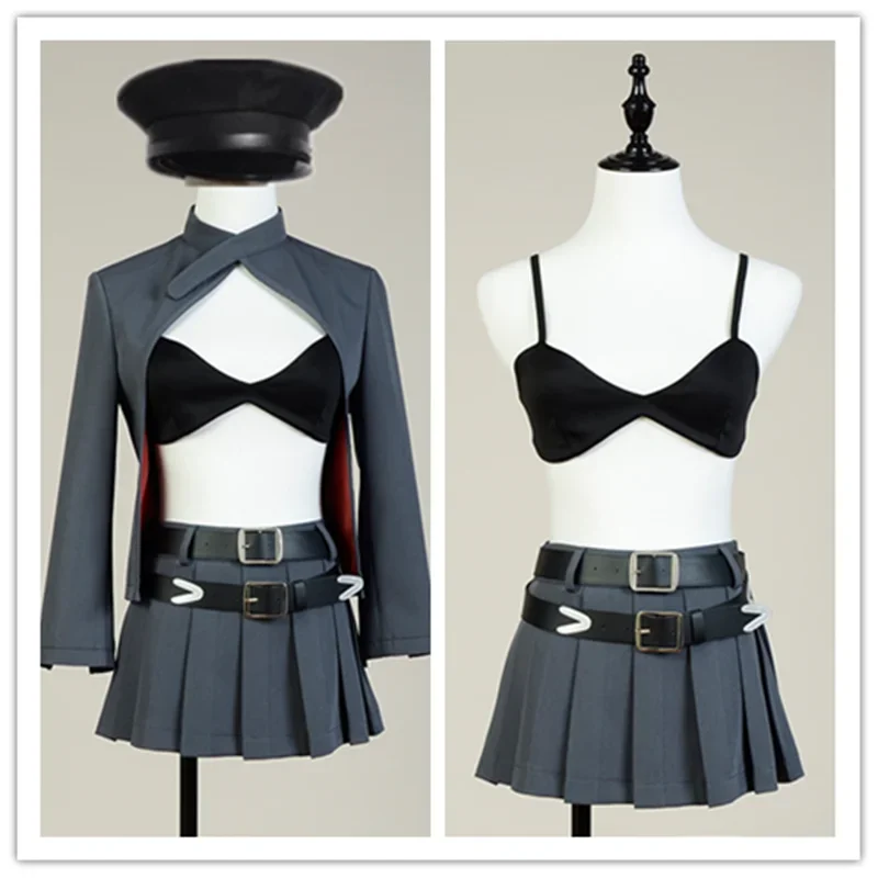 Disfraz de Anime Noragami Bishamon para mujer, traje de Bikini Sexy, conjunto completo de uniforme, peluca larga, disfraz de Halloween para fiesta de Cosplay