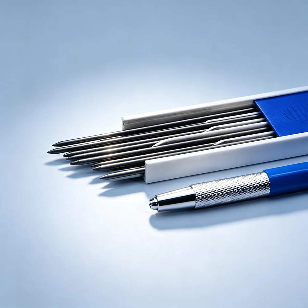 2.0mm black metal activity pencil, drawing engineering marker pen, drawing automatic pencil set stationery