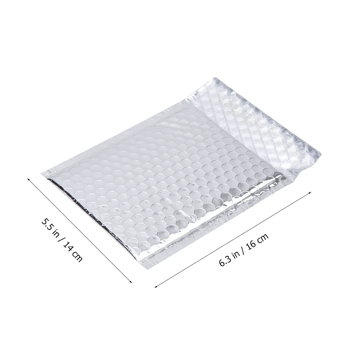 28Pcs Silver Bubble Envelope Bag Pet Aluminum Film Shockproof Waterproof Mail Packaging Strong Logistic Express Pouch