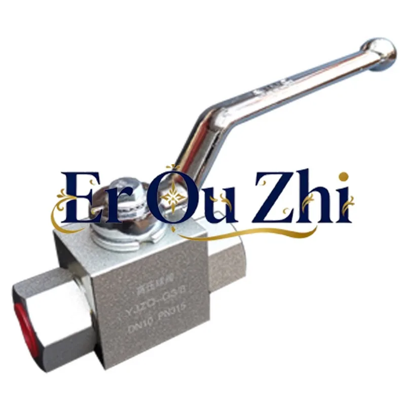 Hydraulic High Pressure Ball Valve YJZQ KHB-G1/4 G3/8 G1/2 6 Points Pressure 50Mpa Switch Globe Valve