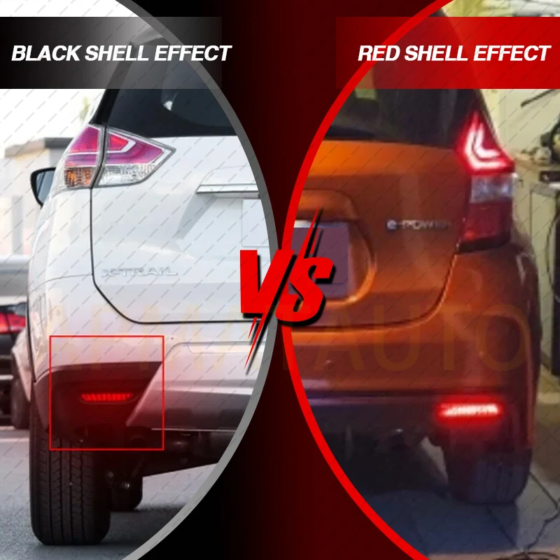 LED Rear Bumper Reflector Lights For Nissan X-trail T32 Rogue Qashqai J11 Leaf Pathfinder Infiniti Q50 QX60 JX35 2014 2015 2016