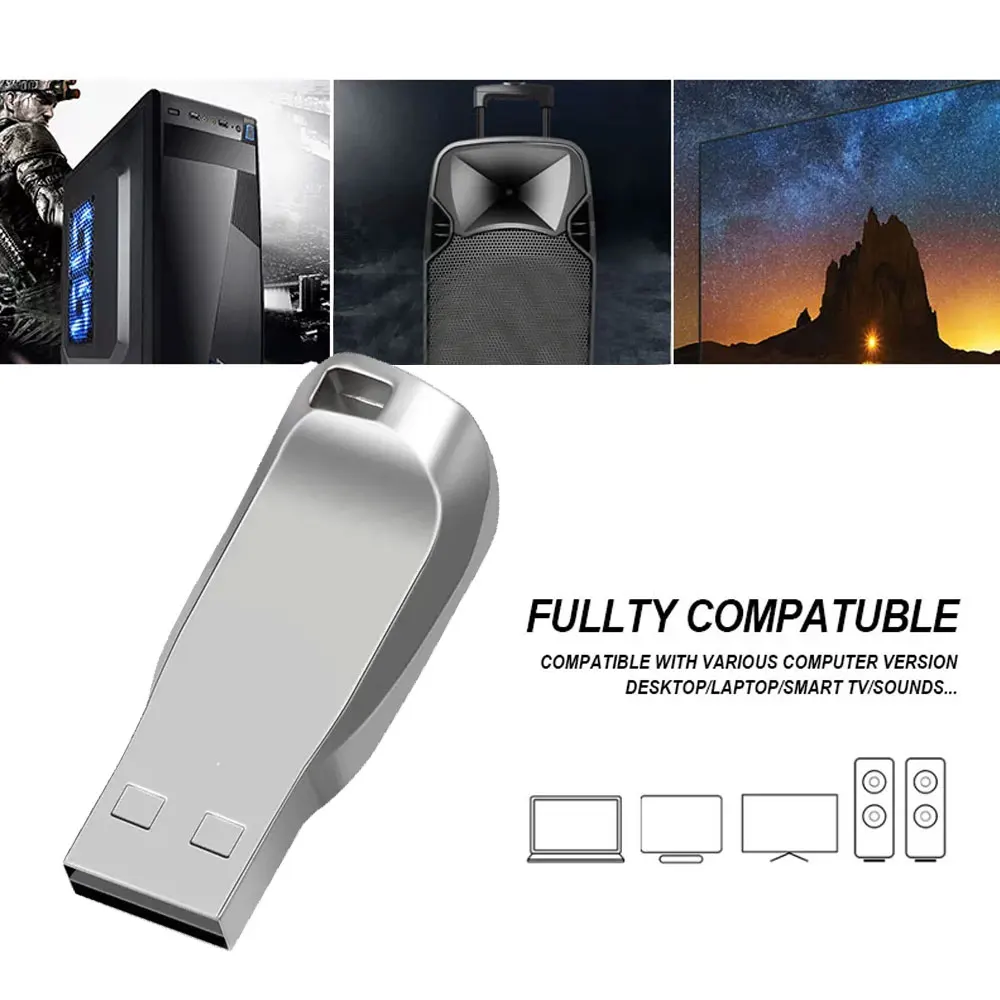 USB 2.0 펜 드라이브, 플래시 드라이브, 2.0 방수, 4GB, 128GB, 64GB, 32GB, 16GB, 8GB