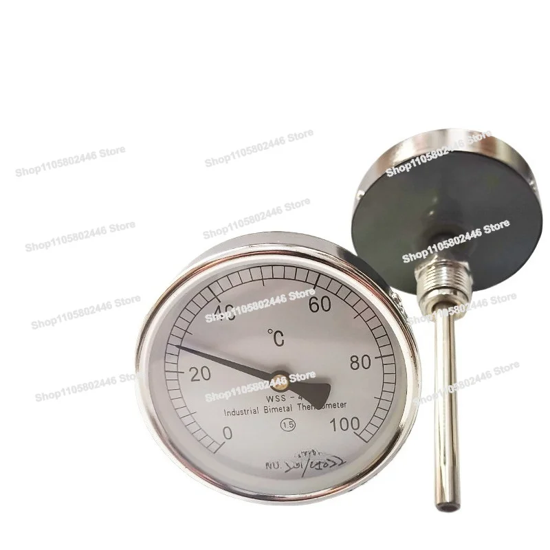 WSS-401/402/403 Axial Pointer Bimetal Grade 1.5 Boiler Steam