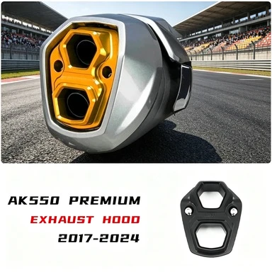 

Motorcycle Exhaust Anti-scratch Guard Cover Compatible with Kymco AK550 PREMIUM 2017-2023