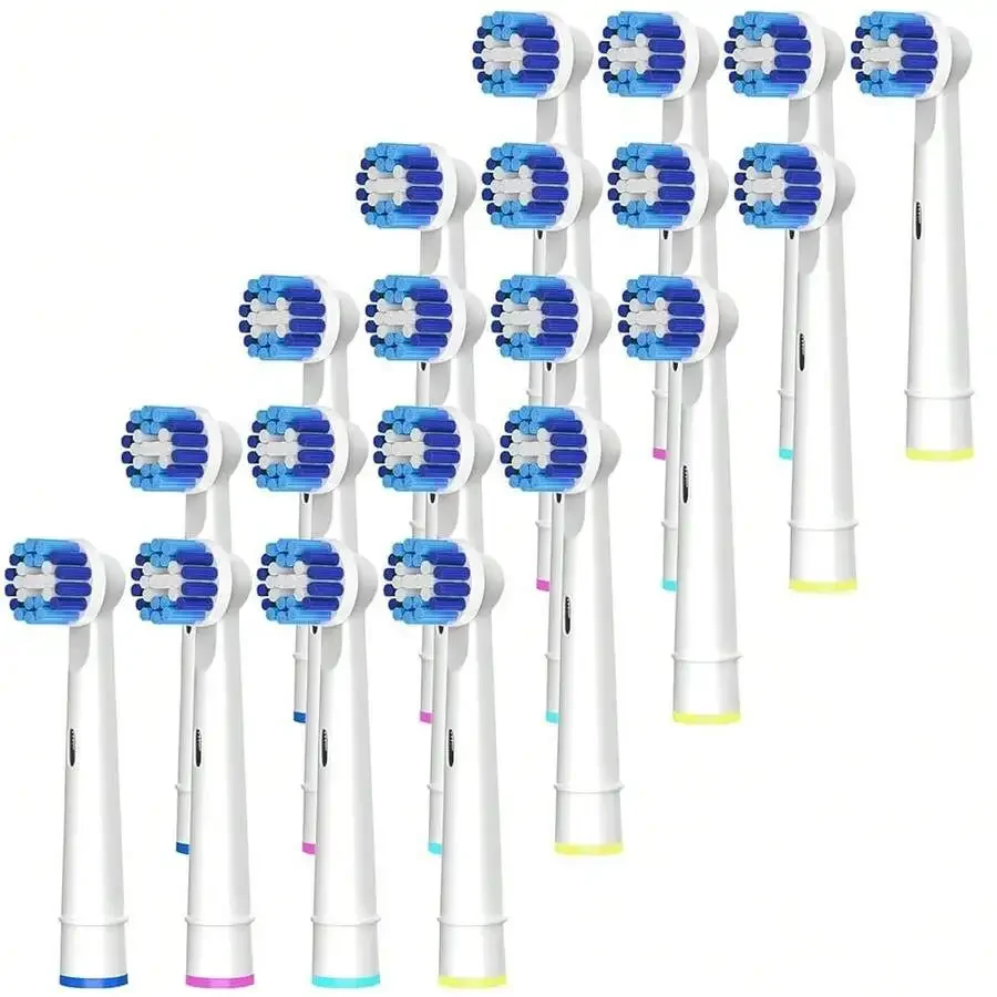 

Replacement Brush Heads Compatible With , 20pcs Professional Electric Toothbrush Heads For Replacement Heads Refill Pro100/1000/