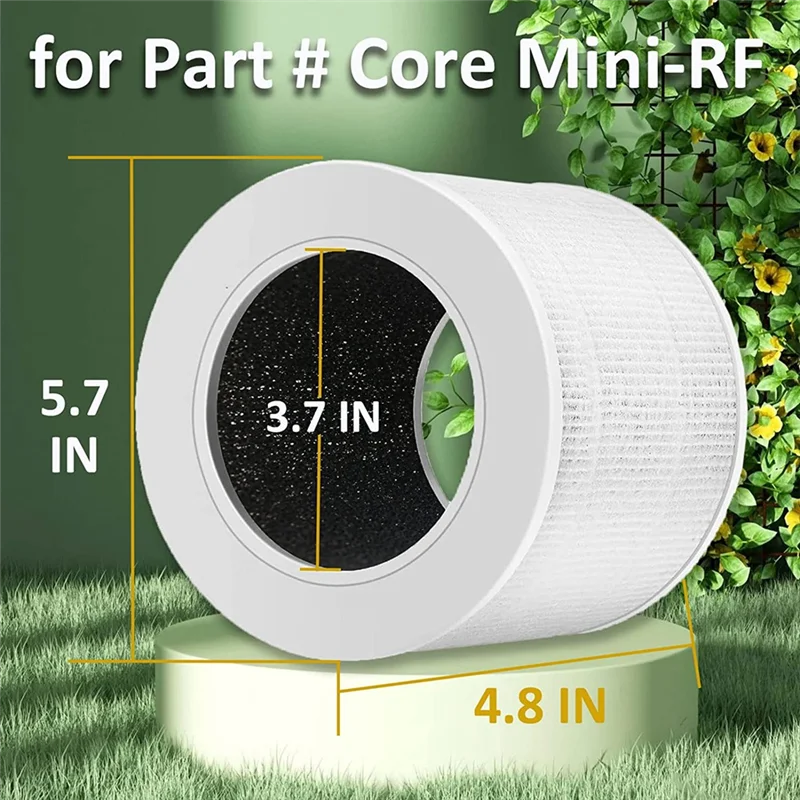 Сменный фильтр для мини-очистителя воздуха Core, оригинальный фильтр HEPA H13 3-в-1, часть