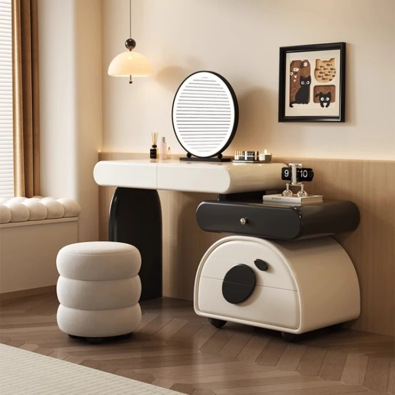 

bedroom Makeup Dressing table mirror stool Wooden vanity desk modern luxury organizer home bedroom vanity tocador furniture