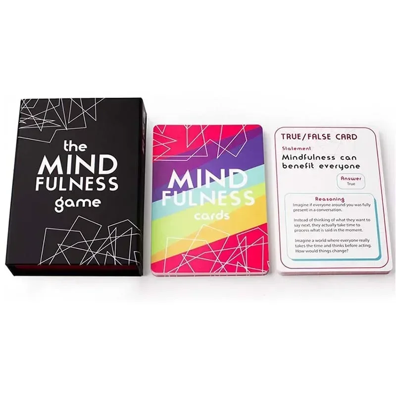 Mindfulness Therapy Games The Mindfulness Game Social Skills Kids Teens And Adults 40 Cards For Playing Card Game Board Game