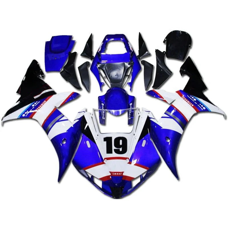 Motorcycle Fairing Kits For Yamaha YZF R1 2002 2003 Body Trim Housing Full Fairings Panel Kit Motorcycle Fairing Accessories