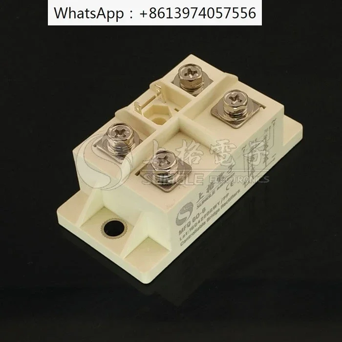 

Single phase semi controlled rectifier thyristor rectifier bridge module MFQ60A100A1600V charger freewheeling diode