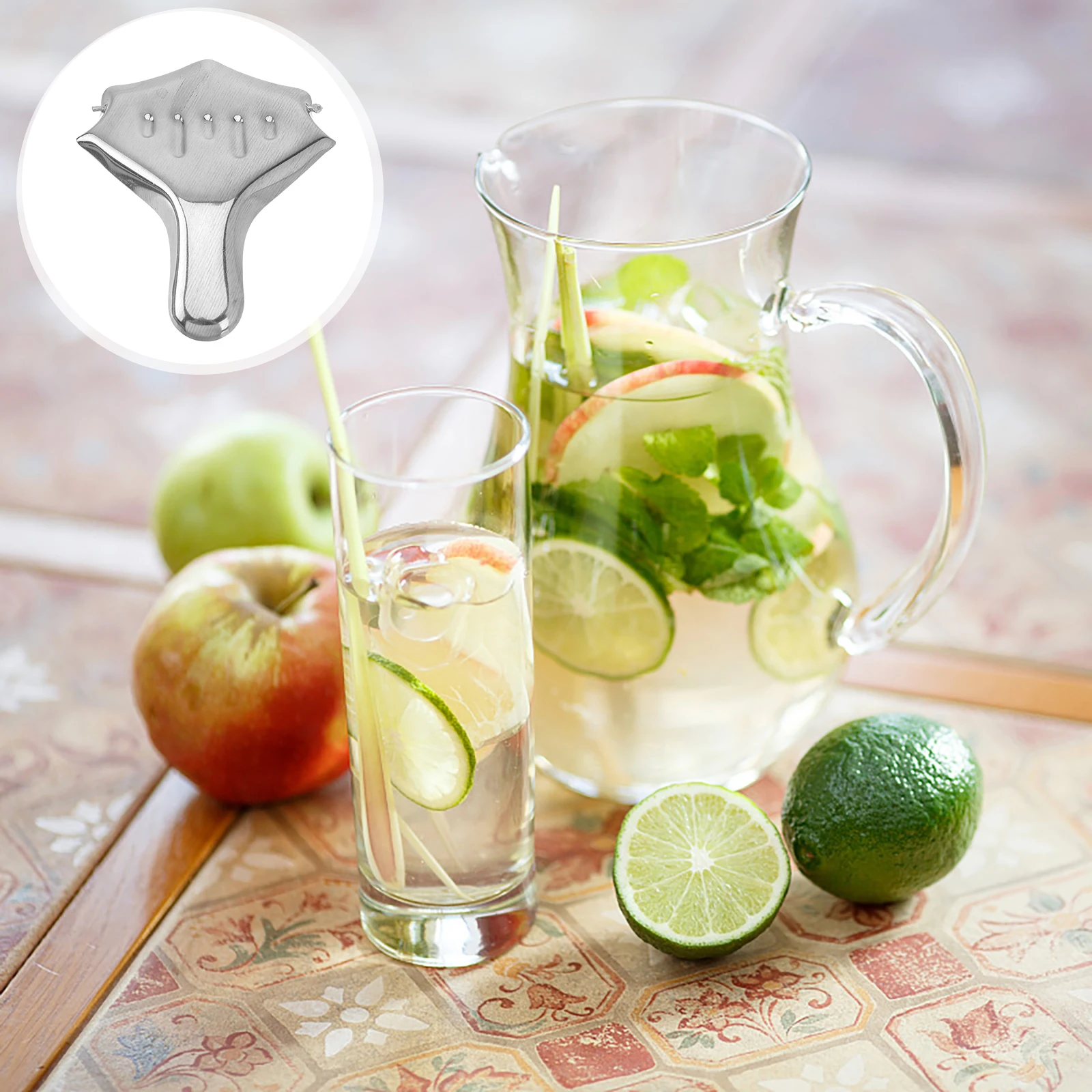 

2pcs Stainless Steel Lemon Juicer Manual H Press Fruit Squeezer Clamp for Citrus Juices Easy Grip Get Every