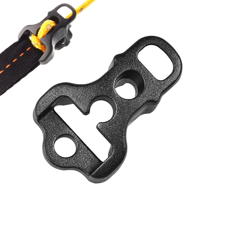 10pcs Camping Tent Lock Cord Rope Fastener Guy Line Tensioners Bent Runners Adjustable umbrella rope buckle Tent Accessories