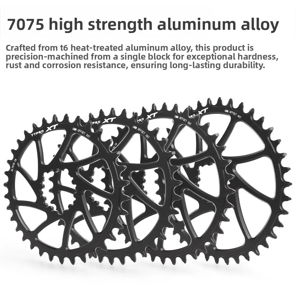 TTPRO GXP Direct Mount Mountain Bike Chainring 3/6mm Offset Narrow Wide 34/36/38/40T 11/12 Speed for SRAM NX GX X0 XX Crankset