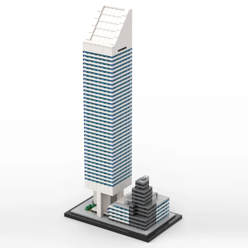 City Street View Model MOC Building Bricks Skyscraper Building Modular Technology Children Holiday Gifts Assemble Toys Suit