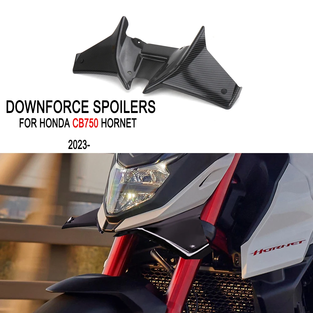 Motorcycle Frontal Downforce Spoilers Winglet Aerodynamic Wing Front Spoiler Kit For Honda CB750 Hornet CB 750 HORNET 2023 2024