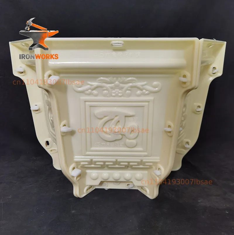 Hexagonal cement flower pot mold handmade flower box plastic model landscaping large flower plate, template