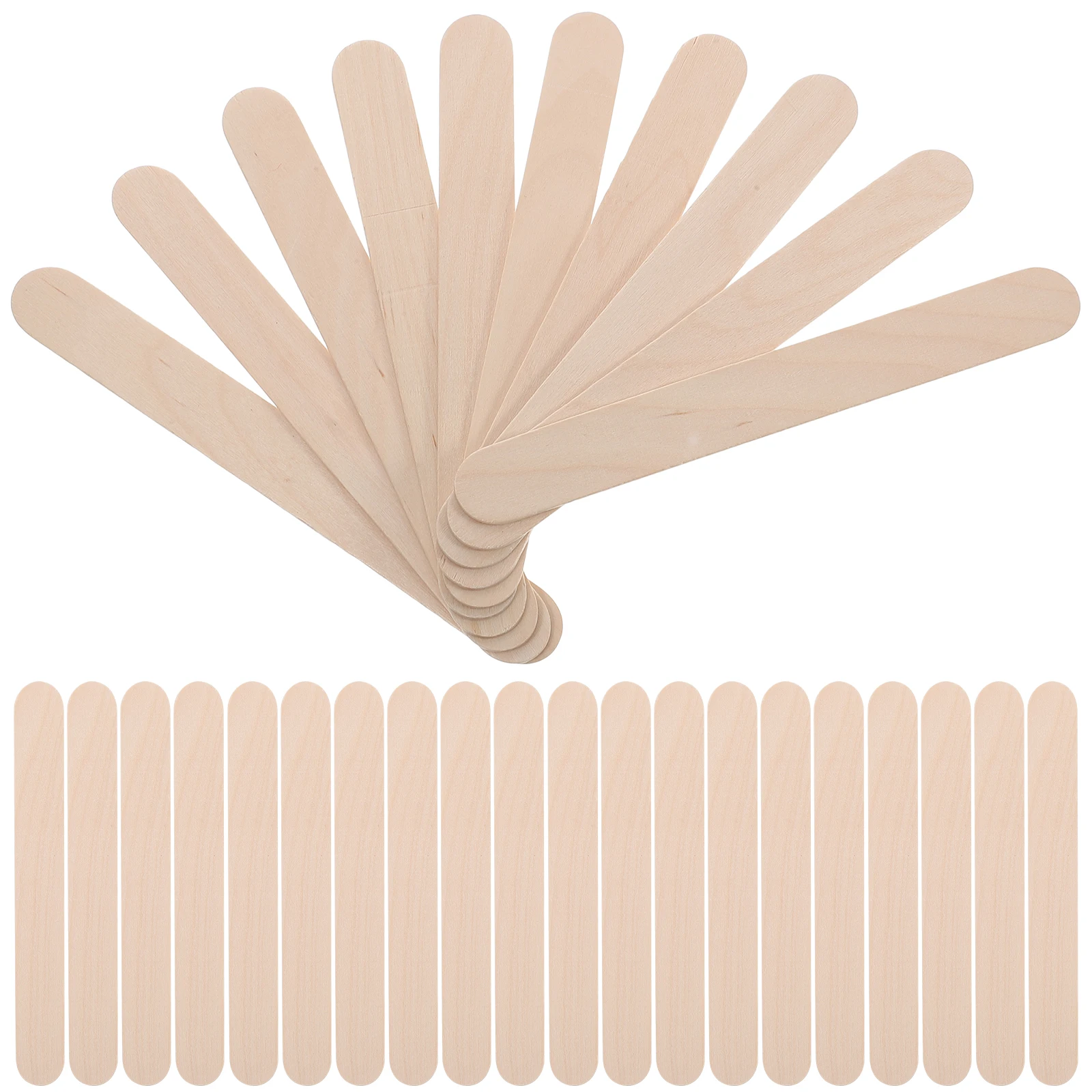 

100 Pcs Spatula Time-saving Tongue Depressors Medical Home Use Wooden Disposable Sticks Hygienic