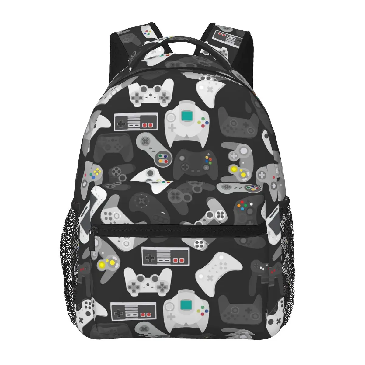 

Video Game Controller Control Student Backpack School Bag Hiking Travel Daypack for Boys Girls Fashion Bookbag Shoulder Bags