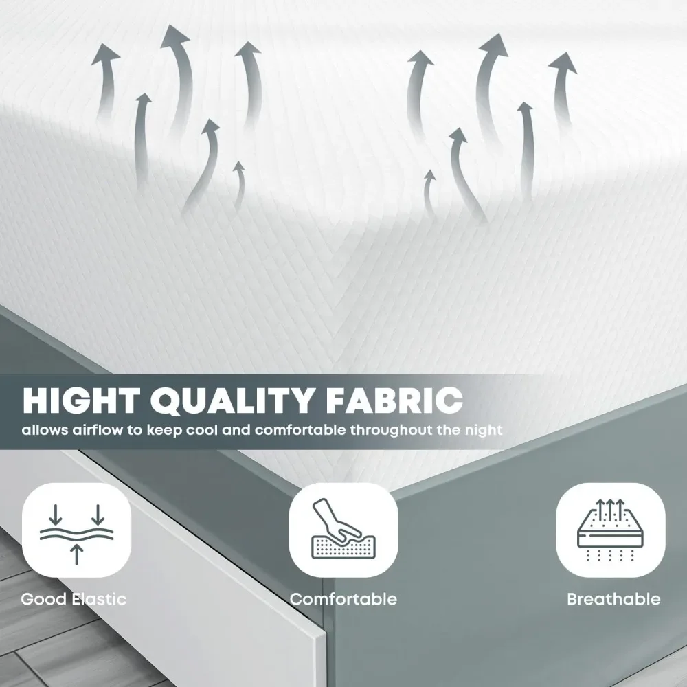 8 Inch Full Size Mattress in a Box,Medium Firm  with Pocket Spring and Soft Foam