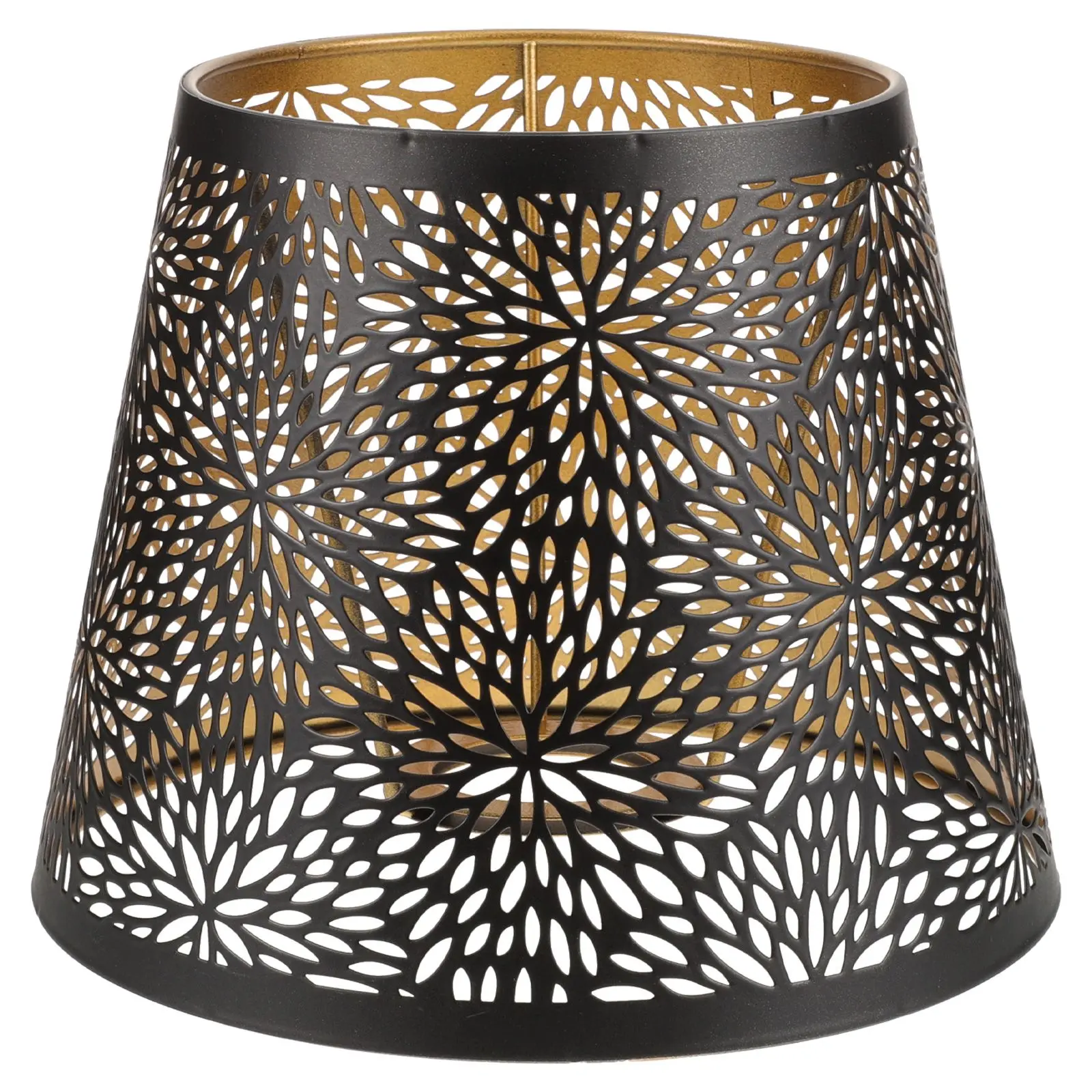 

Iron Lampshade E27 White Gold Pattern Modern Bedroom Decor Durable Metal Shade Cover Pendant Light Cage Guard Homely Atmosphere