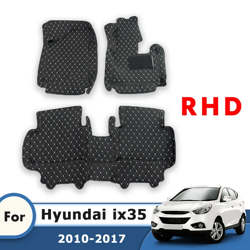 

RHD Carpets For Hyundai IX35 2017 2016 2015 2014 2013 2012 2011 2010 Car Floor Mats Rugs Auto Interior Accessories Covers Pads