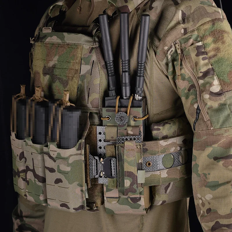 F Universal Camouflage Radio Pouch Suitable for MPU5, AN/PRC-163, AN/PRC-152, AN/PRC-148 and Similar Radio Stations