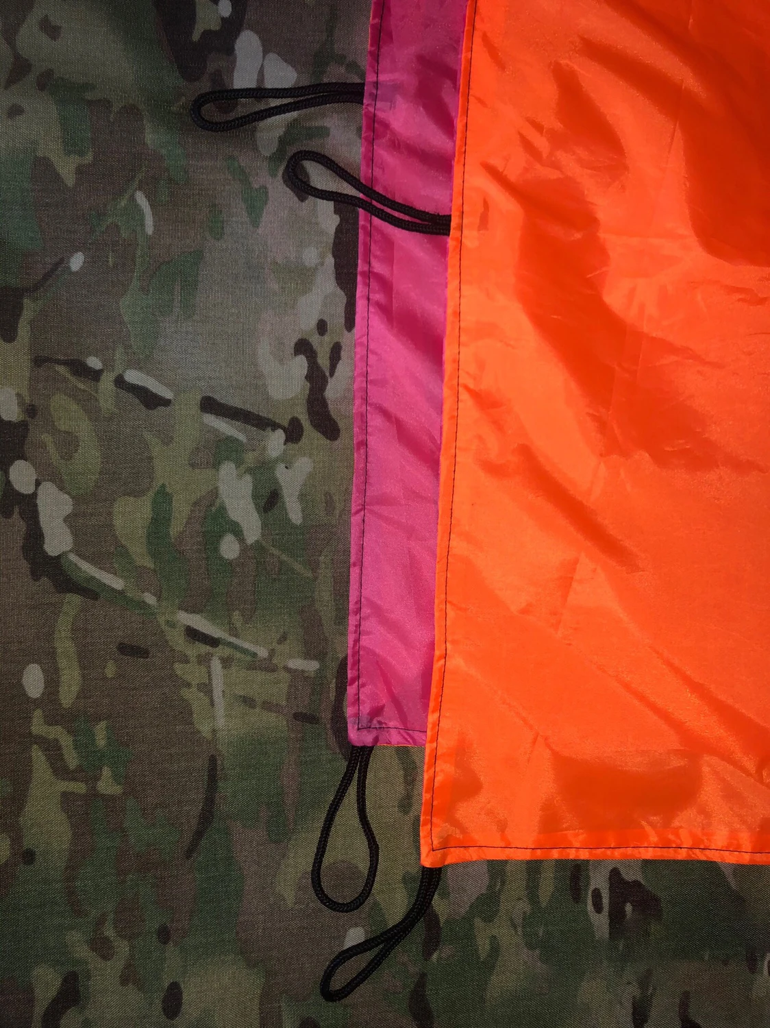 Реверсивная сигнальная панель VS17: сигнализация воздуха-назем, идентификация выживания в дикой природе, снаряжение для подготовки, ткань для наружных маркеров