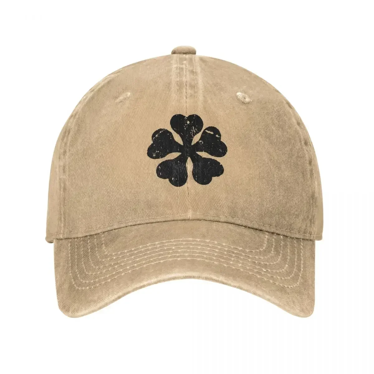trevo-preto-anime-logotipo-bones-de-beisebol-vintage-angustiado-lavado-japao-manga-headwear-masculino-feminino-treinos-ao-ar-livre-chapeus-bone