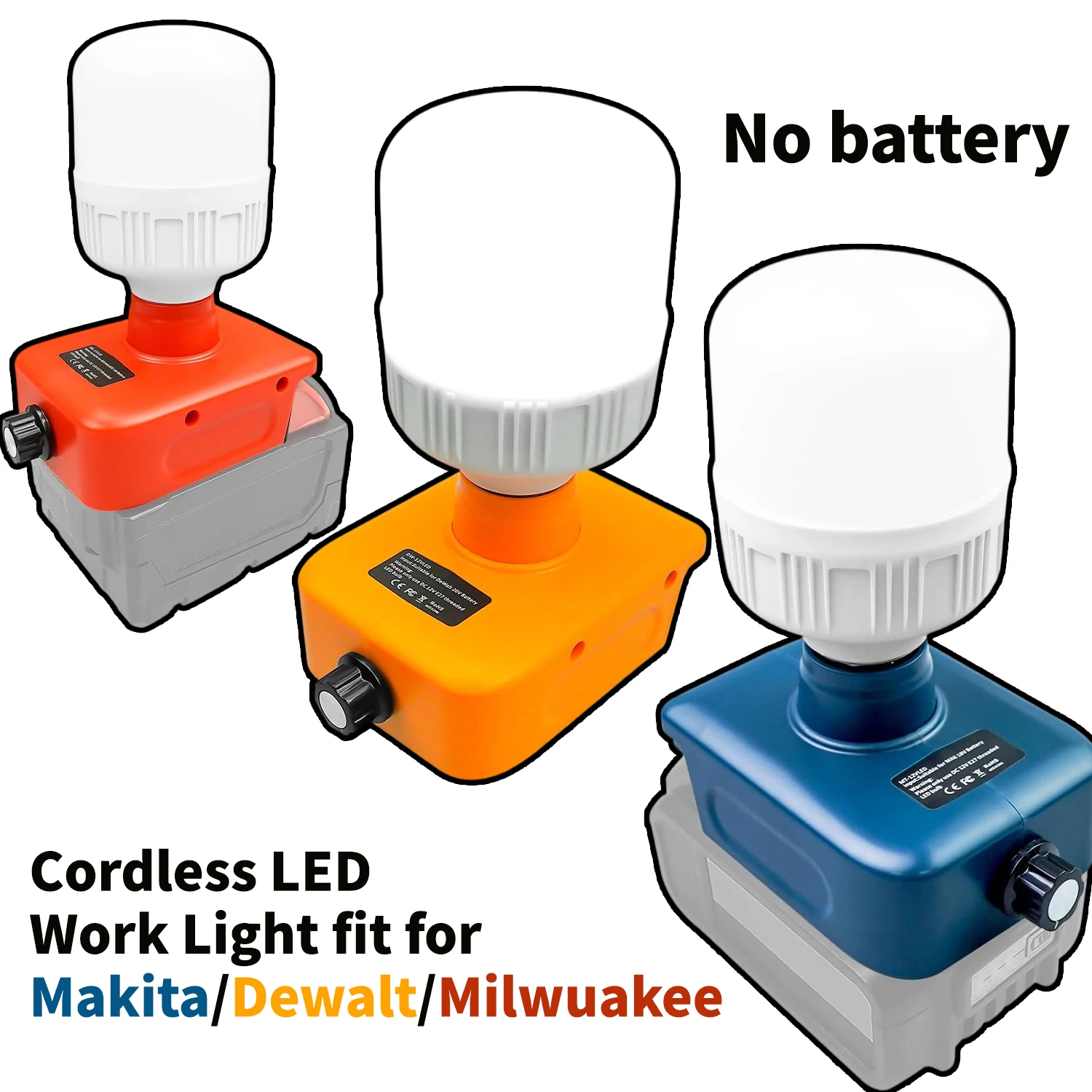Outdoor Lighting Jobs - Makita/Dewalt/Milwaukee 18 V Pil ile Uyumlu
