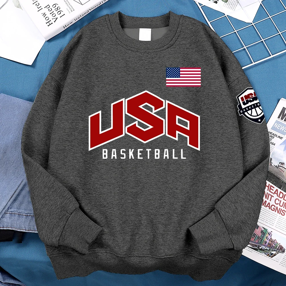 2026 Men Basketball Player Printed Hoody Autumn Street Casual Hip Hop Oversized Loose Sweatshirt Long Sleeve Top