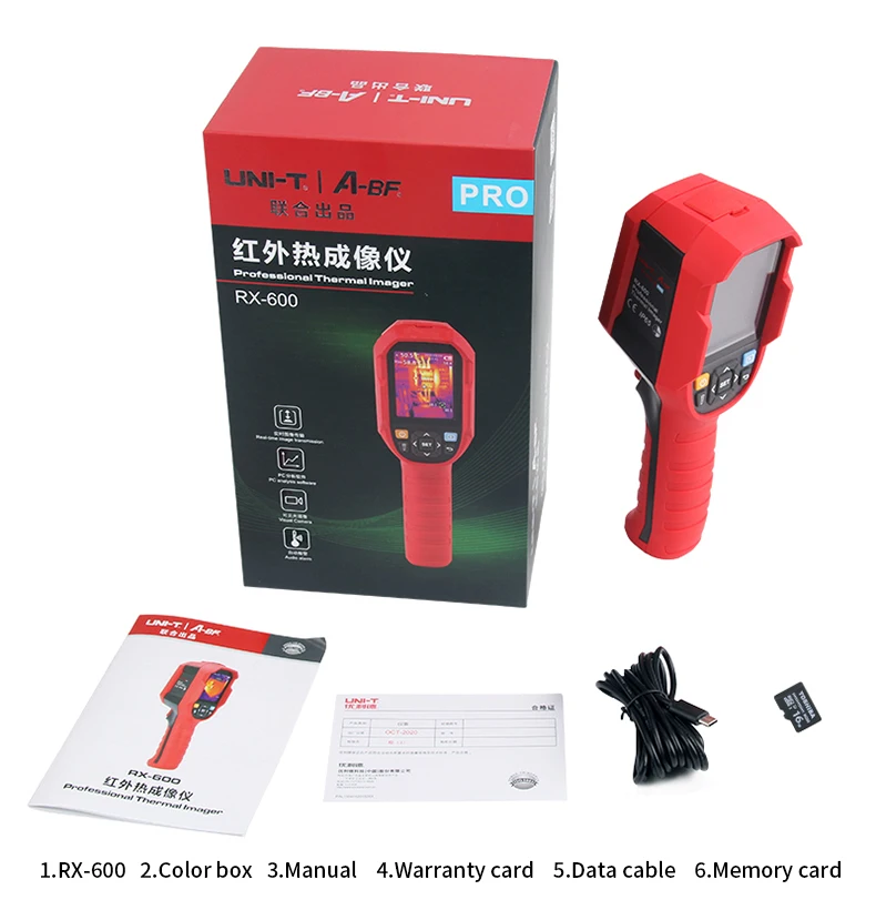 A-BF kamera termowizyjna na podczerwień-15 ~ 550 ° C przemysłowa kamera kamera termowizyjna ręczna termometr na podczerwień USB 256*192 piksel
