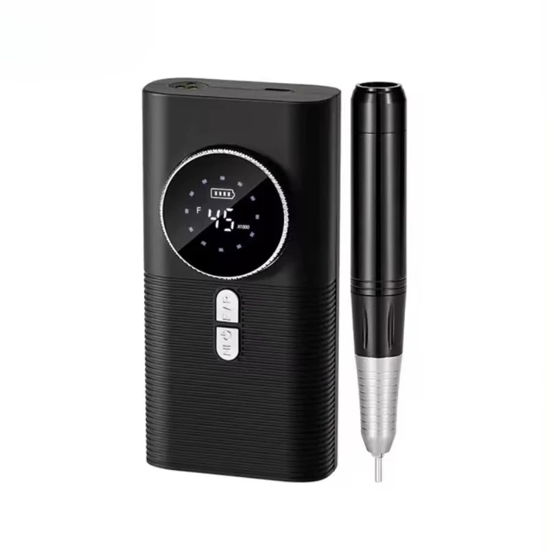 

Professional Electric Nail Drill File 45000RPM Cordless Portable Rechargeable Manicure Tool Made of Durable Plastic