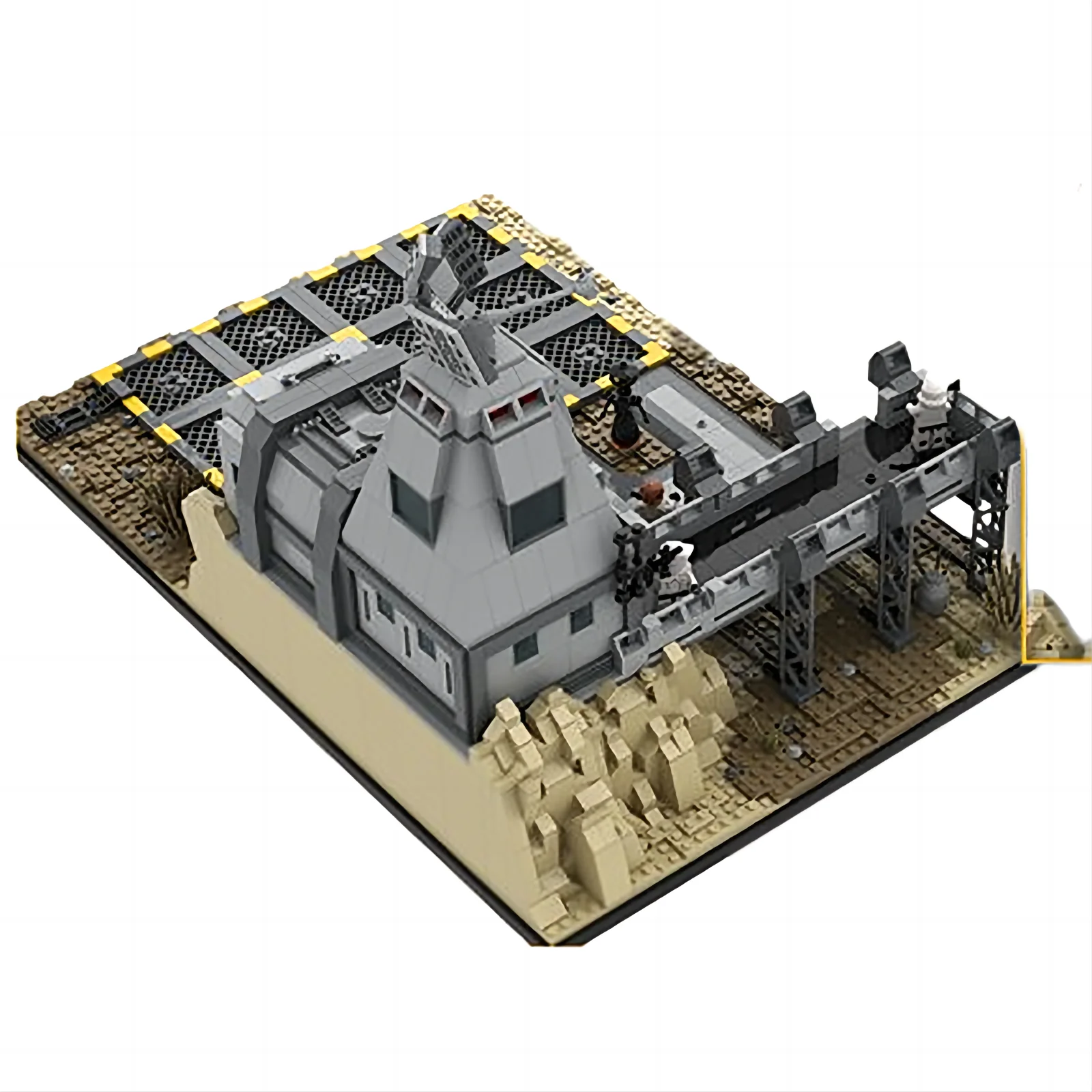 MOC-67054 Tatooine War Empire Base Gemonteerd bouwsteen Speelgoedscèneornament