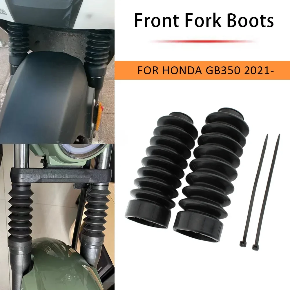 Motorcycle Front Fork Boots Gaiters Gators Boot Shock Protector Dust Rubber For Honda GB350 GB350S CB350 CB350S NC59 Accessories