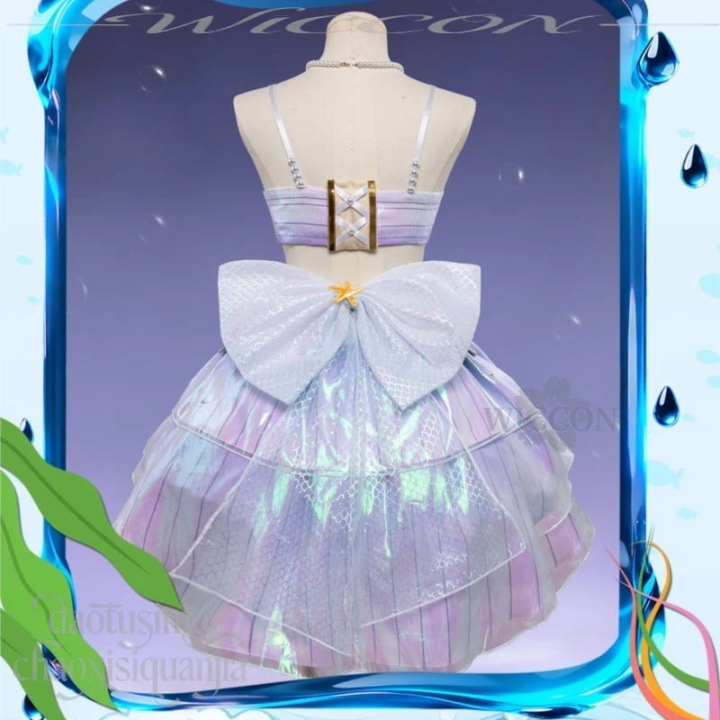 Anime LoveLive Kotori Minami Character Cosplay Dress Mermaid Carnival Y2K Lolita Outfit For Stage Performance And Holiday Party