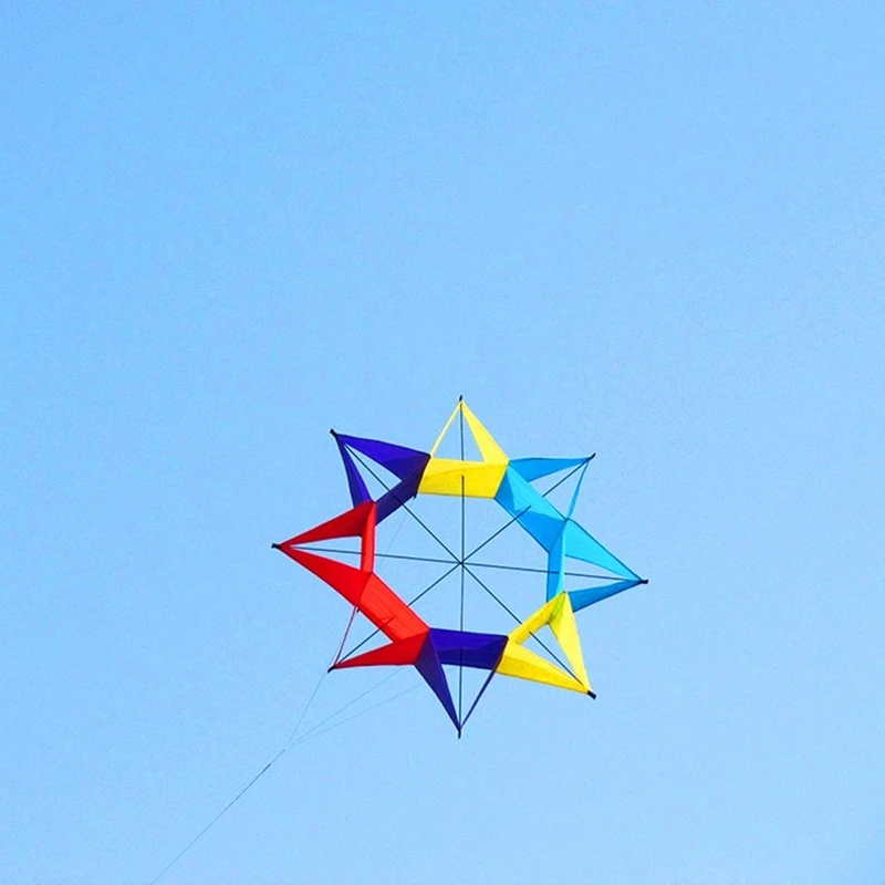 Kostenloser versand neue 3d kite fliegen outdoor spielzeug drachen für kinder string linie nylon drachen professionelle drachen Outdoor spielzeug delta kite