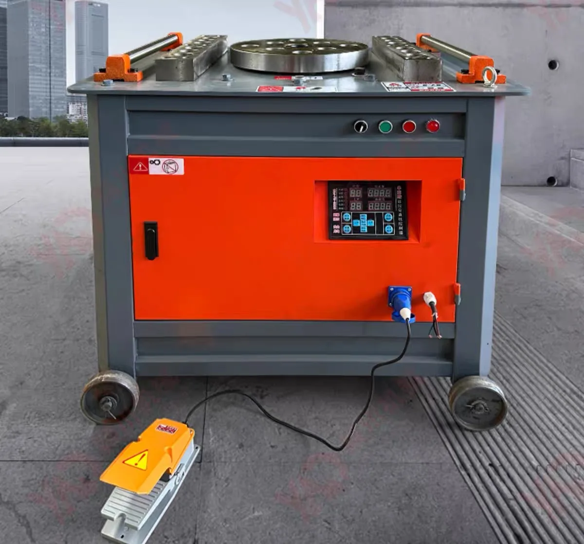 Electric Power CNC Rebar Wire Benders Solid Bar Steel Bar Bending Machine