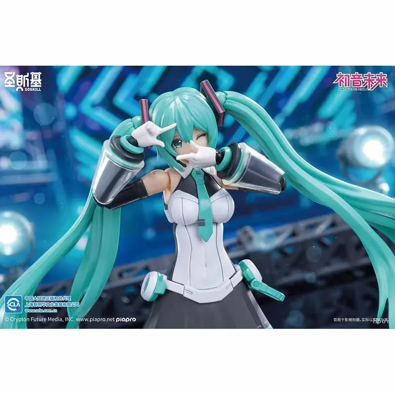 Original Genuine SOSKILL Hatsune Miku 1/12 Static Products of Toy Models of Surrounding Figures and Beauties Festival Gifts 16cm