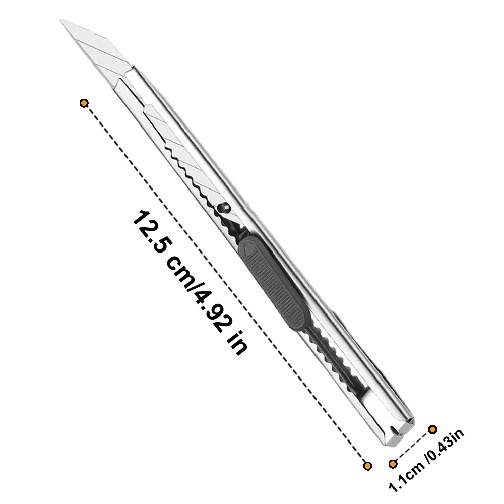 1/5/10 قطعة سكّين متعدّد الاستخدامات الفولاذ المقاوم للصدأ ورقة قطع صندوق أدوات القطع عدة شفرات عدم الانزلاق Unboxing سكين الحرف اليدوية نحت أدوات