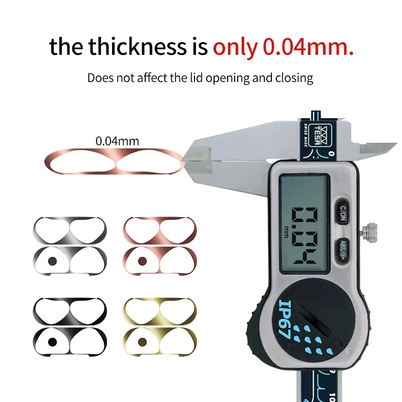 Dust-proof Scratchproof Sticker For AirPods AirPods 4 4th 3 2 1 Pro2 Sticker Dust Guard Protective Earphone Film Cover Stickers