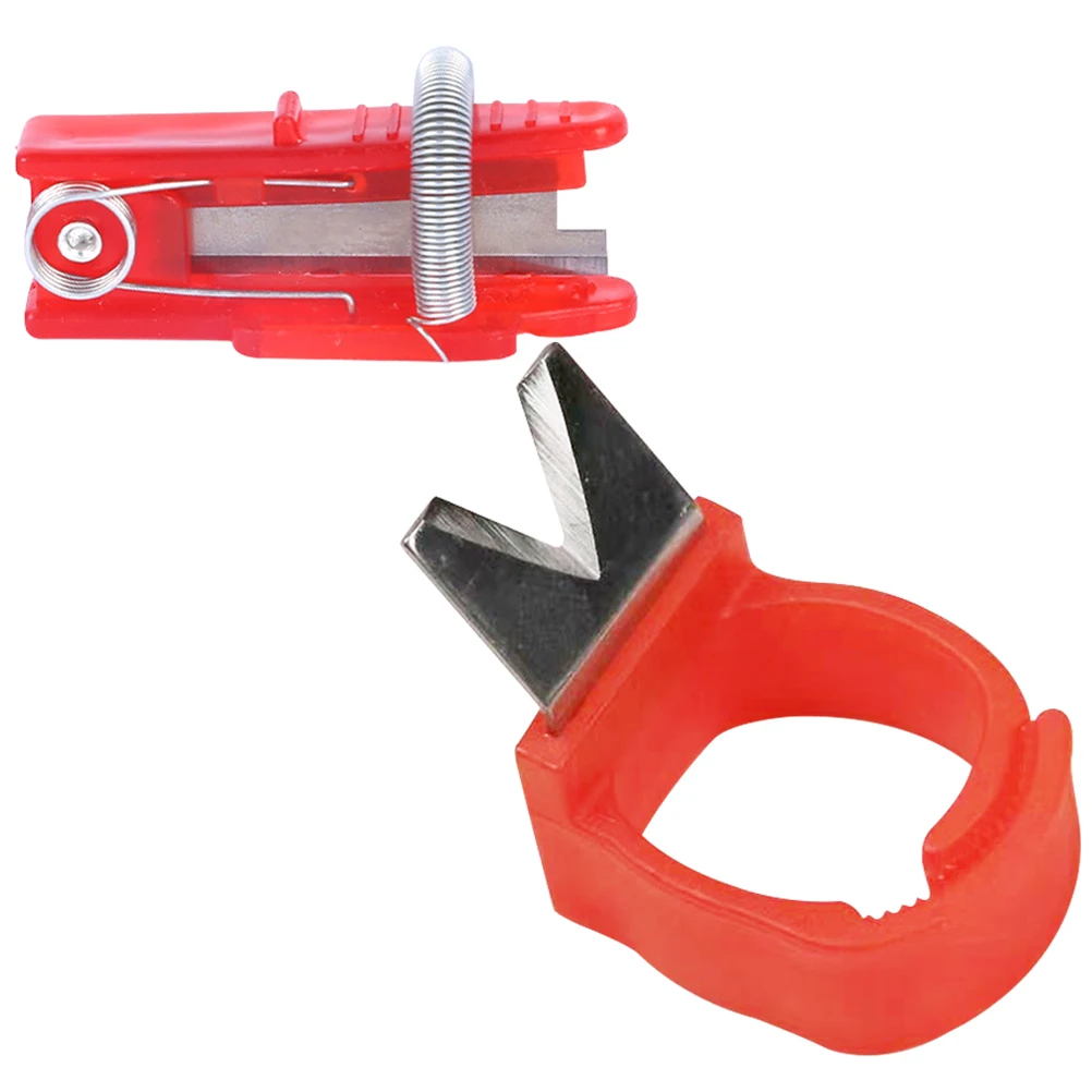 

2Pcs Fruit Gardening Use Thumb Picker V-Shaped Thumb Harvest Aid Kitchen Finger Protector Plant Supply