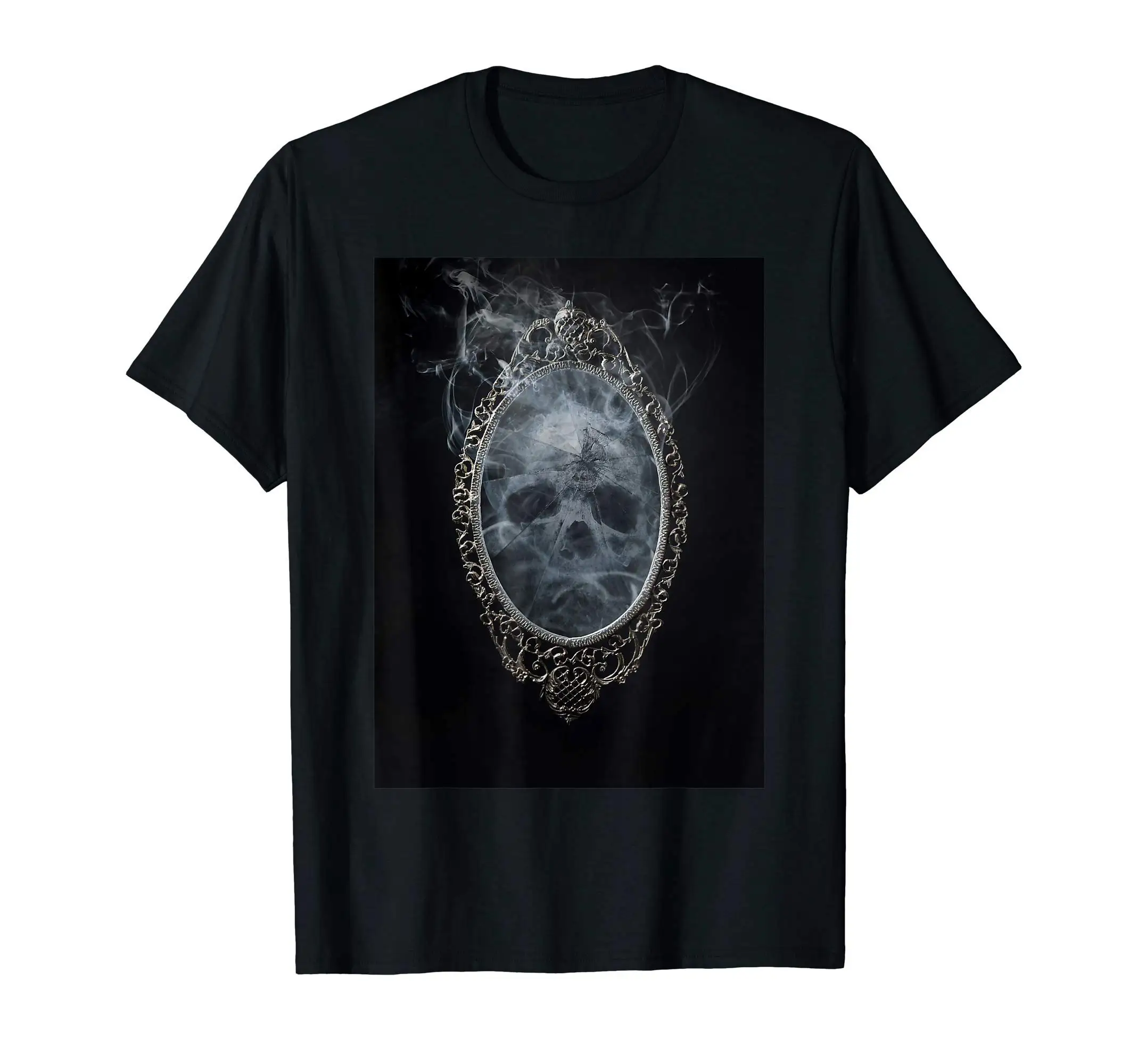 Smoke skull Unisex T-shirts for Man Woman Couple Short Summer Tees Casual Cotton New Arrival Fashions Couple's Cloths