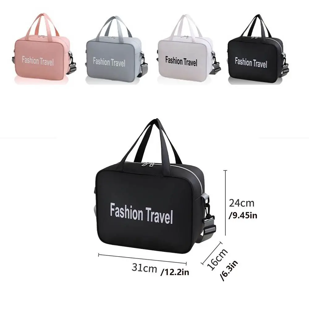 600D Film Travel Handbag Large-capacity Single Shoulder Duffel Bag Waterproof Lightweight Shoulder Luggage Bag Yoga