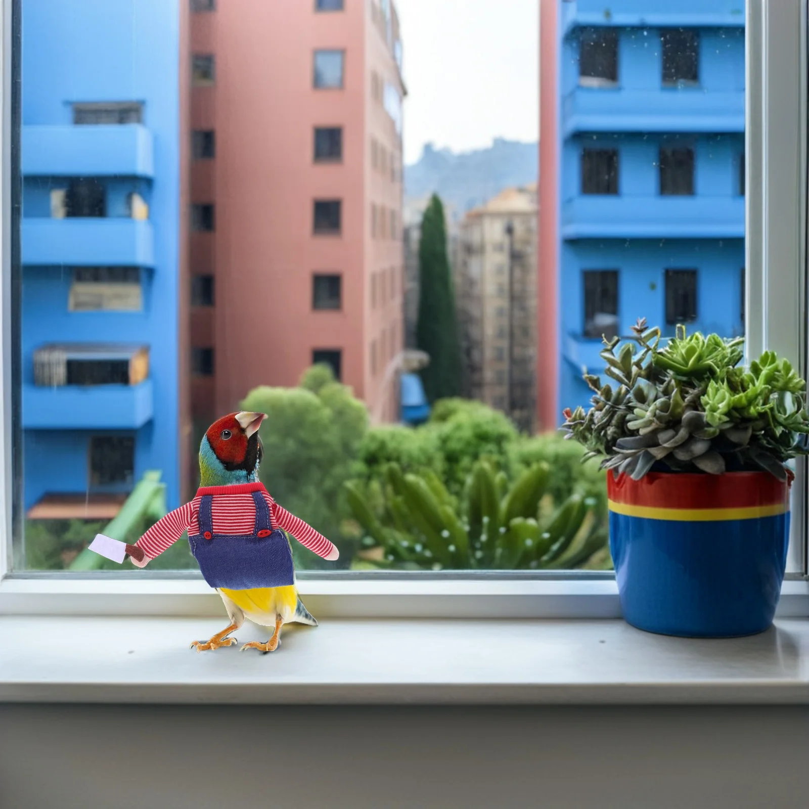 

Parrot Clothes Costume: Unique Halloween Bird Outfit Lightweight Pet Bird Suit For African Grey Cockatiel Sun Conure Funny