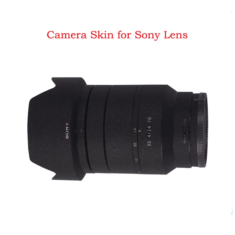 Adesivo protetor anti-risco, filme de pele para Sony FE 24-70 FE 24-70mm F4 ZA OSS Carl Zeiss, lente de câmera personalizada