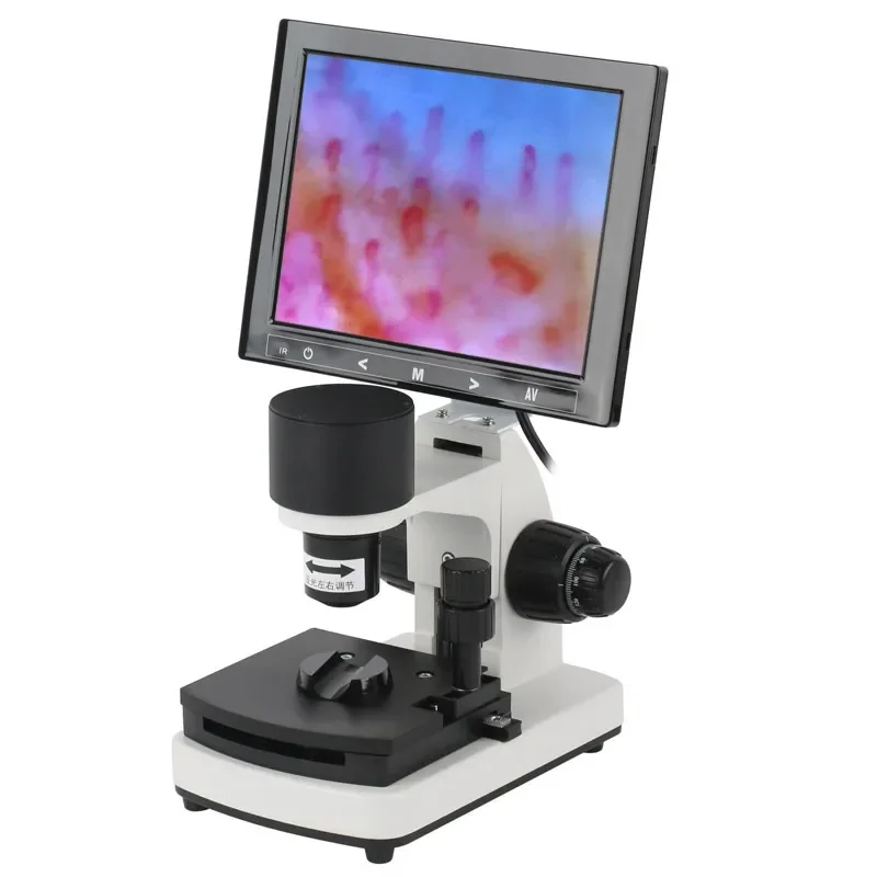 Profesional Nailfold Capillary Microcirculation HD 1000X Microscope Blood Observer Integrated Machine Color LCD Displayer