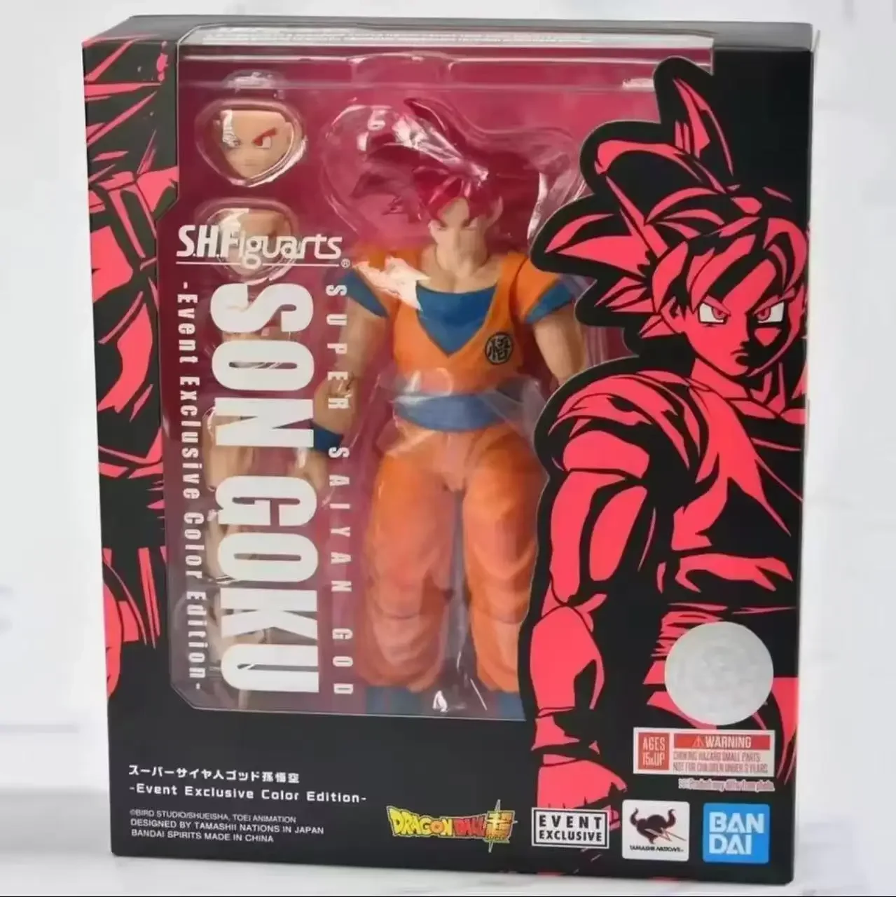 

Bandai SHF Dragon Ball Red Hair God Sun Wukong Kakarot 2021 Venue Limited