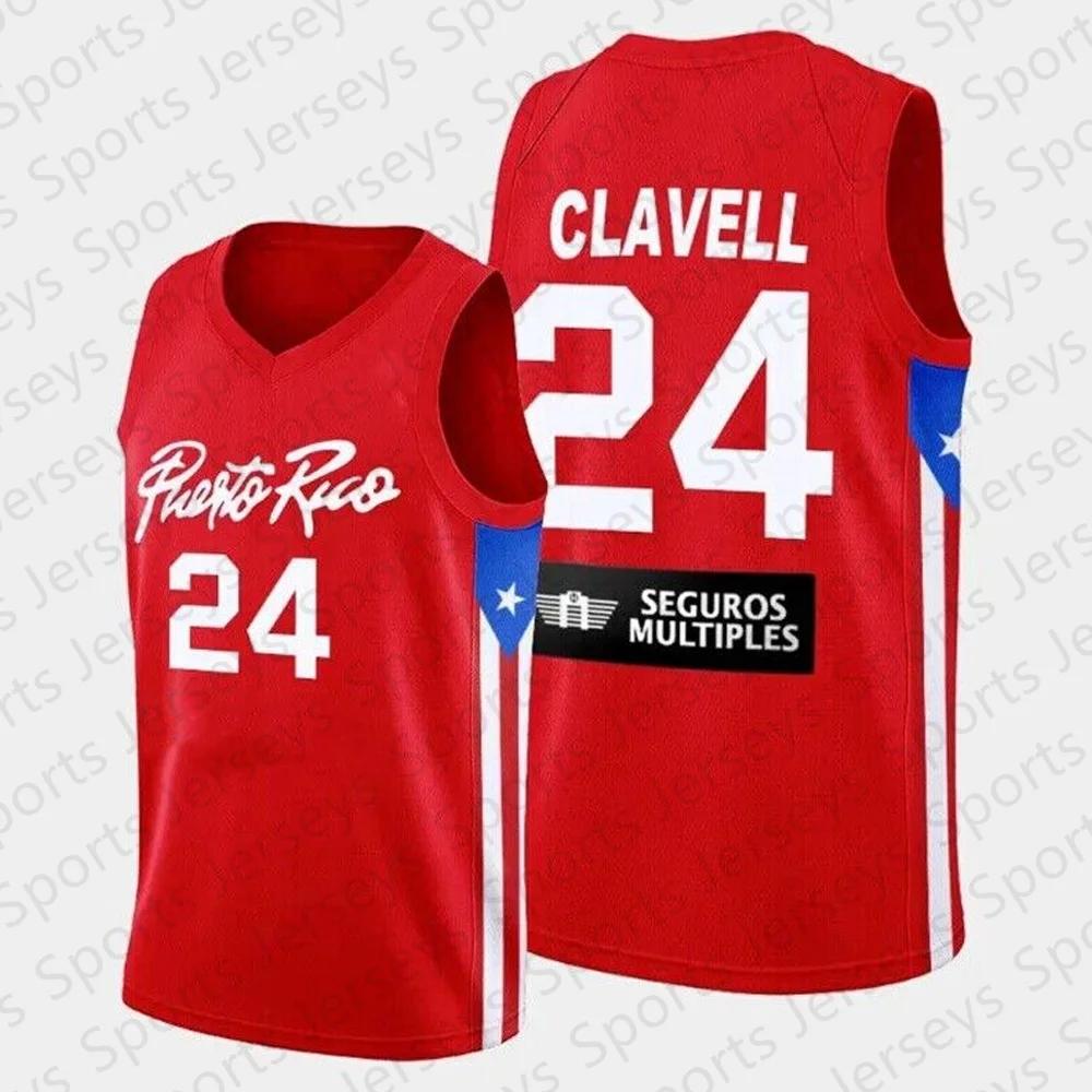 2024 New USA Basketball Puerto Rico Basketball Jersey Alvarado Men\'s Basketball Jersey Vest Boys Basketball Training Jersey